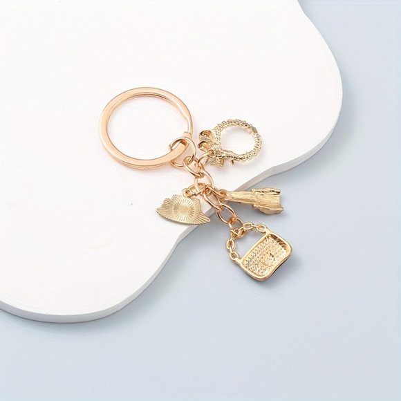 Mini Bag Lipstick Keychain Cute Fairy Core Key Ring Purse Bag Backpack - Picture 2 of 6